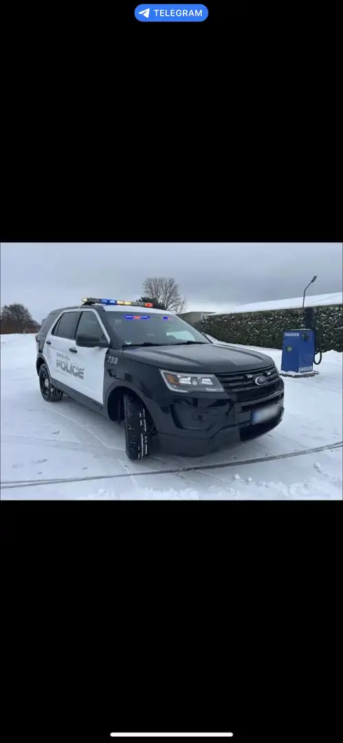 Ford Explorer Police interceptor Schwarz - 1