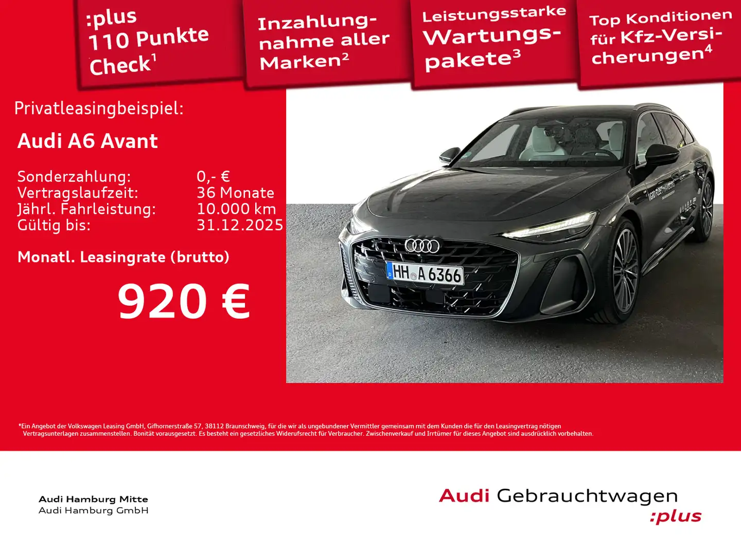 Audi A6 TDI S-Line S tronic AHK Kamera Head uu Grau - 1
