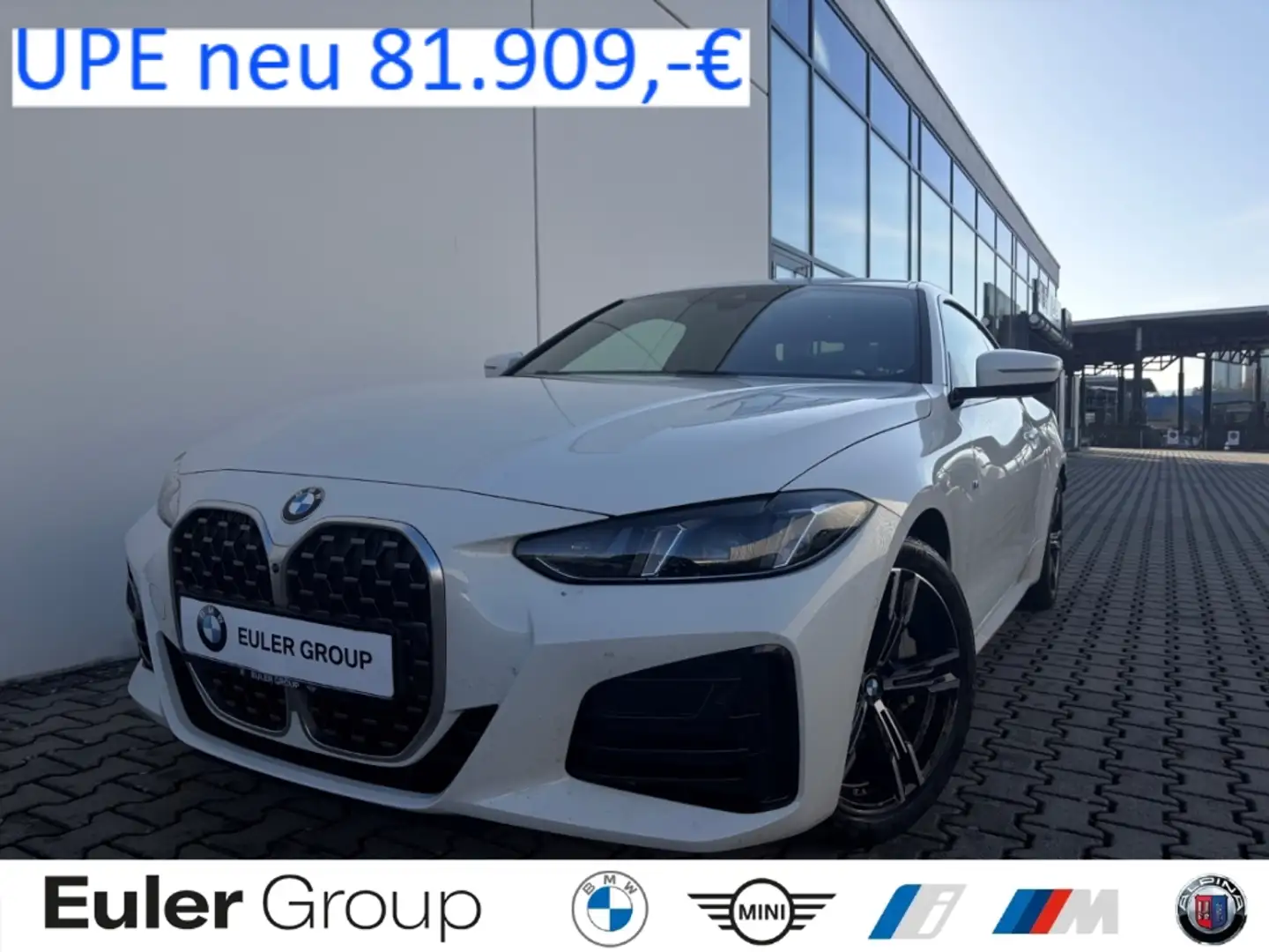 BMW 430 d xDrive Coupe M Sport 18'' AHK H/K LCProf Memory Weiß - 1
