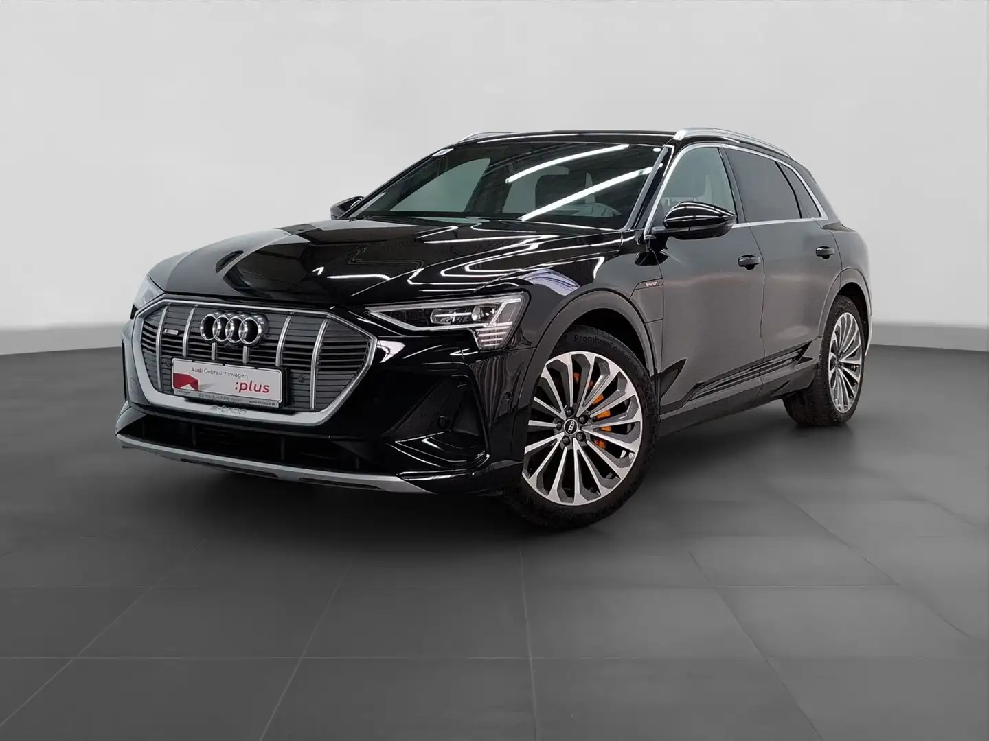 Audi e-tron 55 Q 2x S LINE LM21 AHK BuO LEDER eSITZE Schwarz - 2