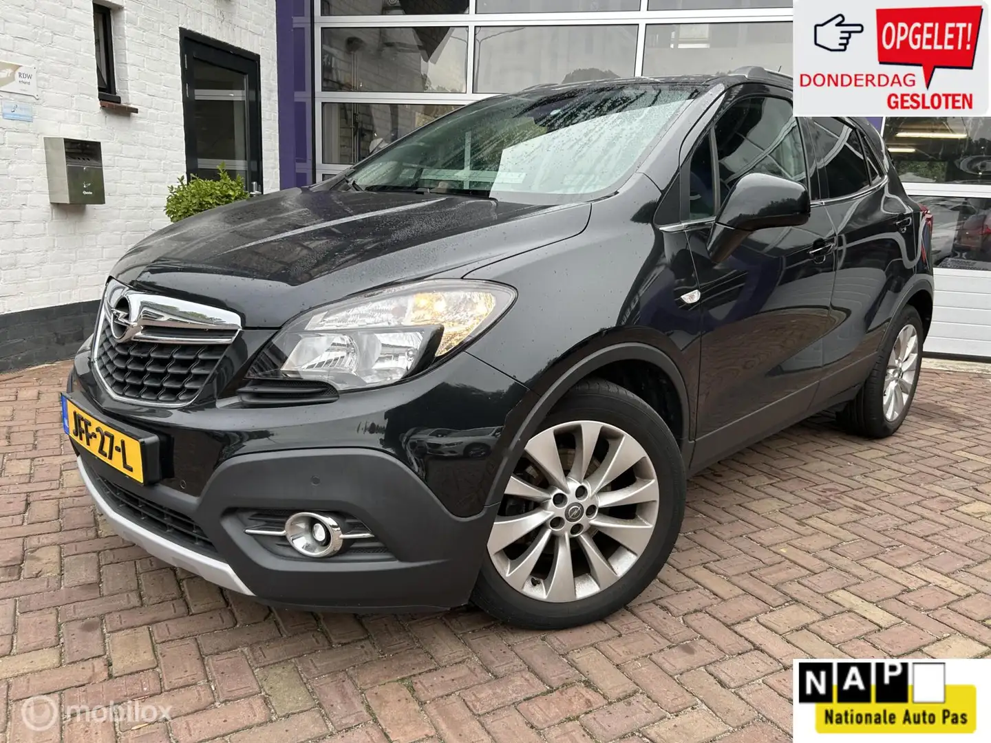 Opel Mokka 1.4 T Edition * AIRCO * LM VELGEN * PDC V en A * Schwarz - 1