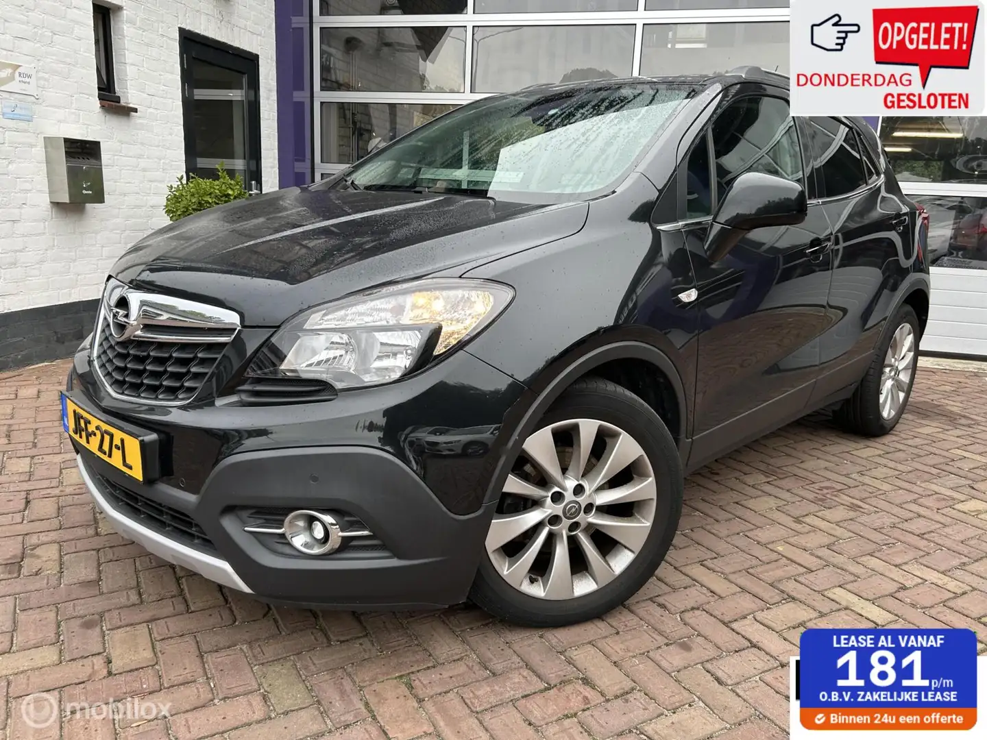Opel Mokka 1.4 T Edition * AIRCO * LM VELGEN * PDC V en A * Zwart - 1