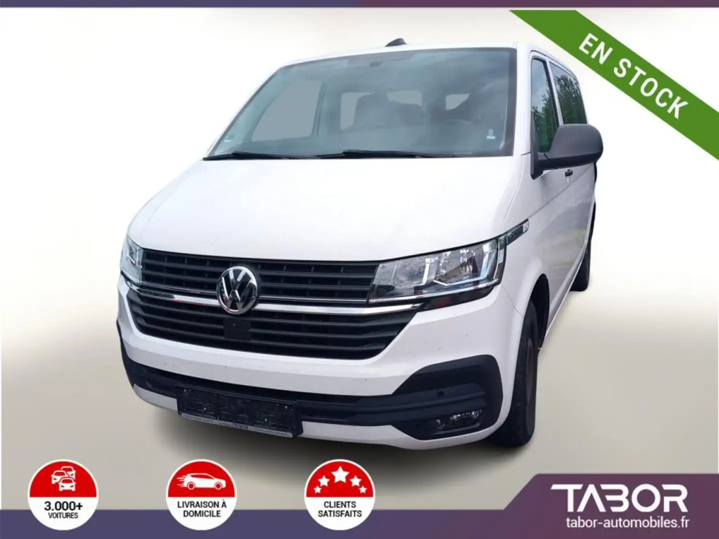 Volkswagen T6 Caravelle T6 2.0 TDI 150 8PL Radars Blanc - 1