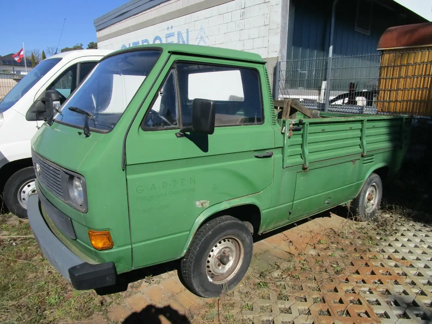 Volkswagen T 3 Pritsche Typ 245 nur 78.300 Kilometer Vert - 1