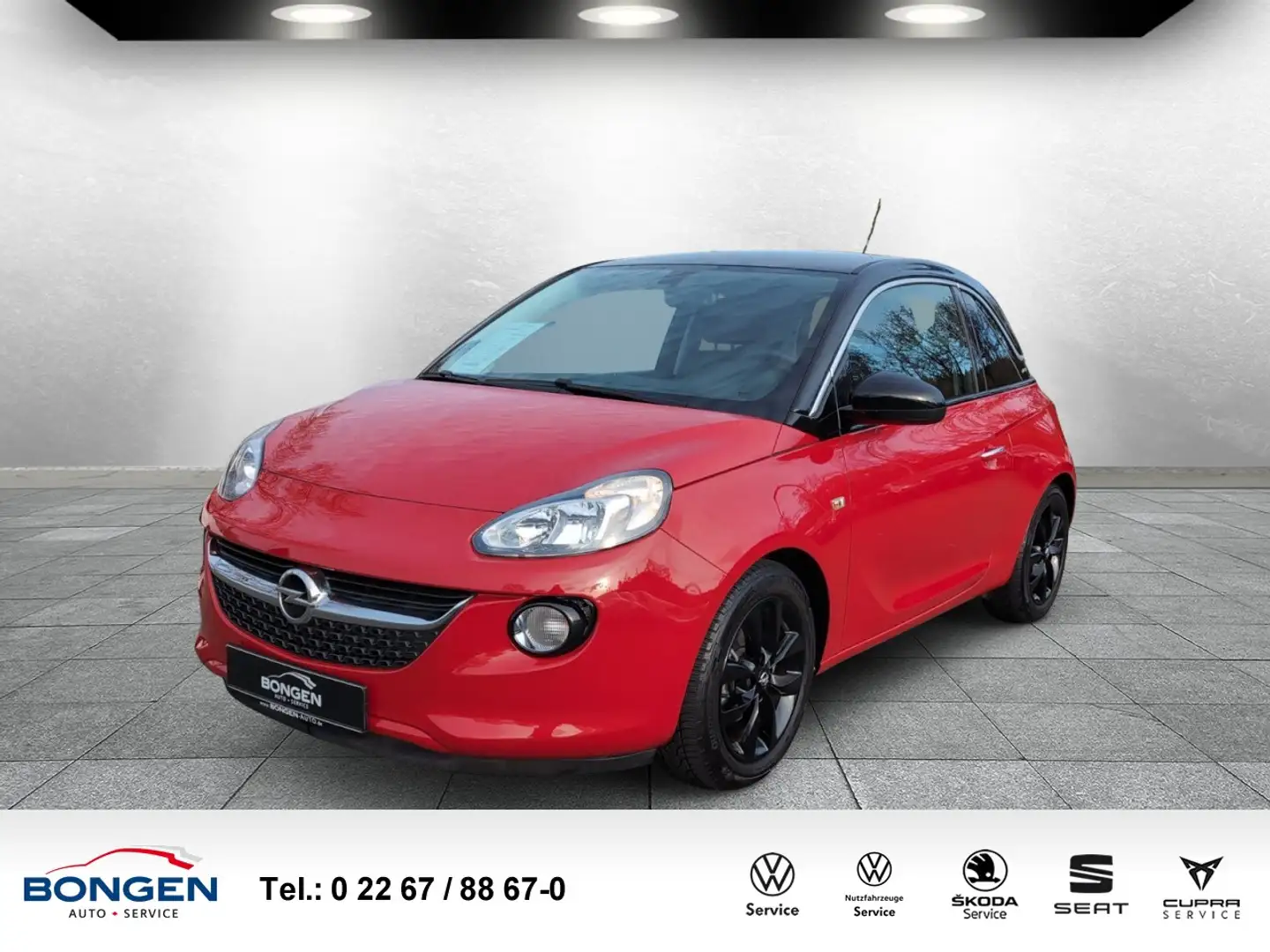 Opel Adam 120 Jahre Dach schwarz Apple Car Play Sitzhzg. Rood - 1