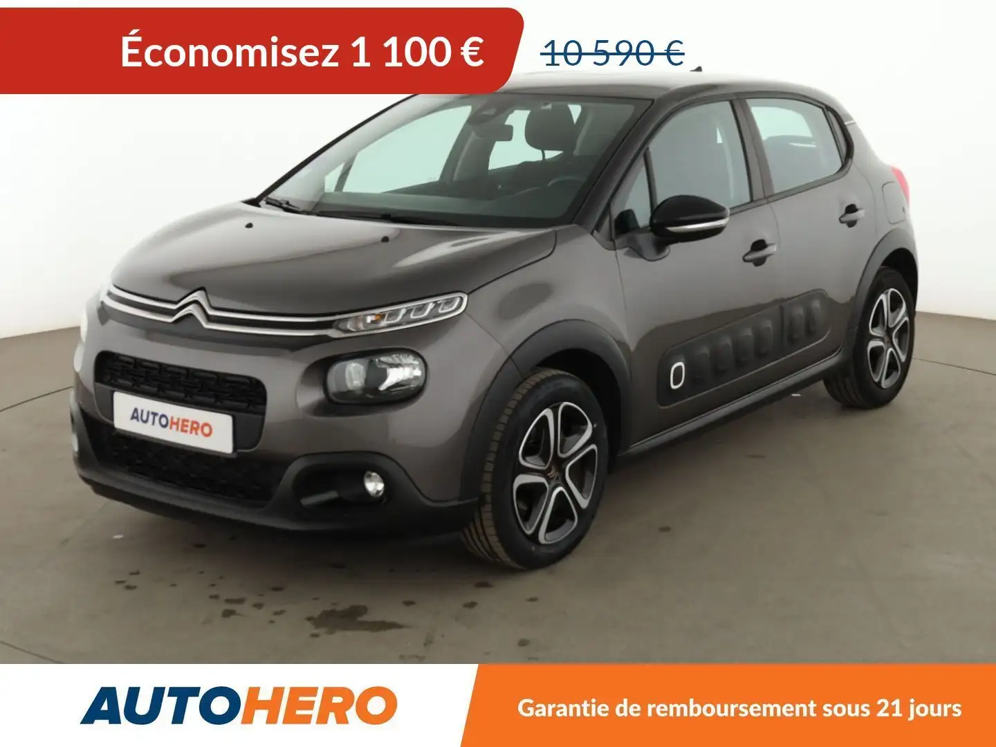 Citroen C3 1.2 PureTech Shine BV6 Gris - 1