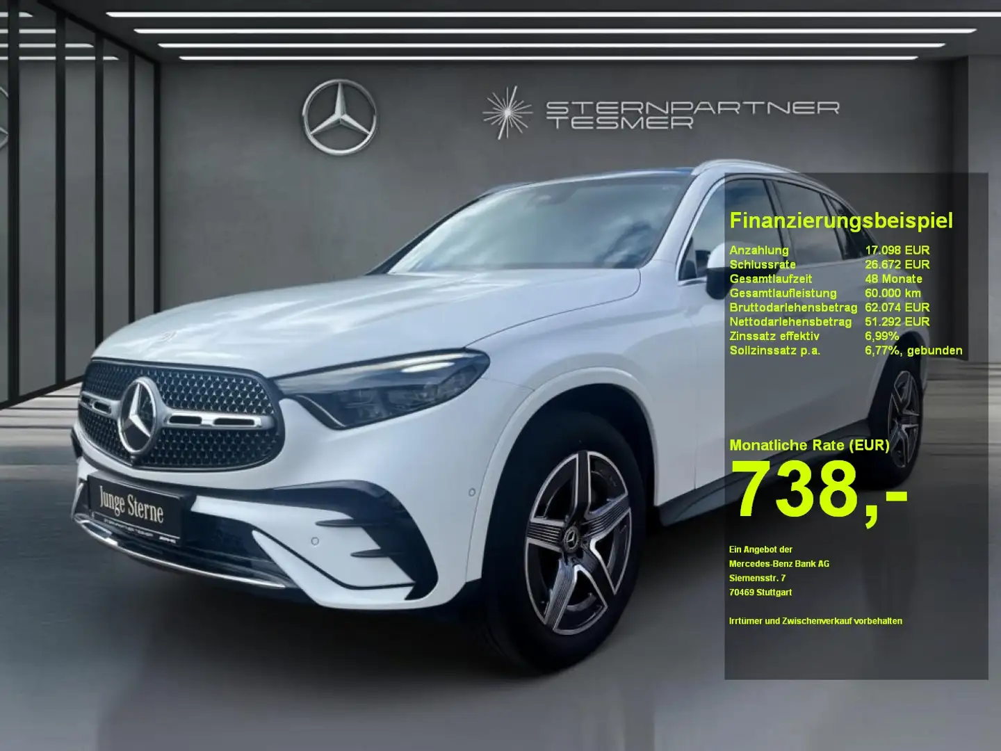 Mercedes-Benz GLC 300 de 4M AMG Premium Plus+PSHD+HuD+Burm+AHK Wit - 1