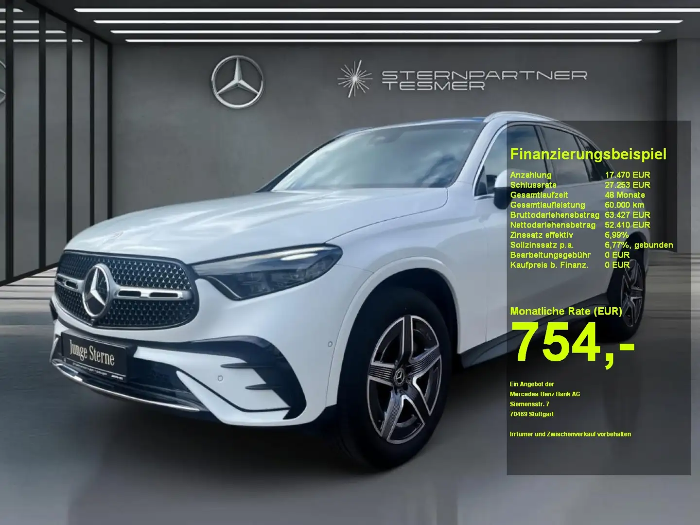 Mercedes-Benz GLC 300 de 4M AMG Premium Plus+PSHD+HuD+Burm+AHK Wit - 1