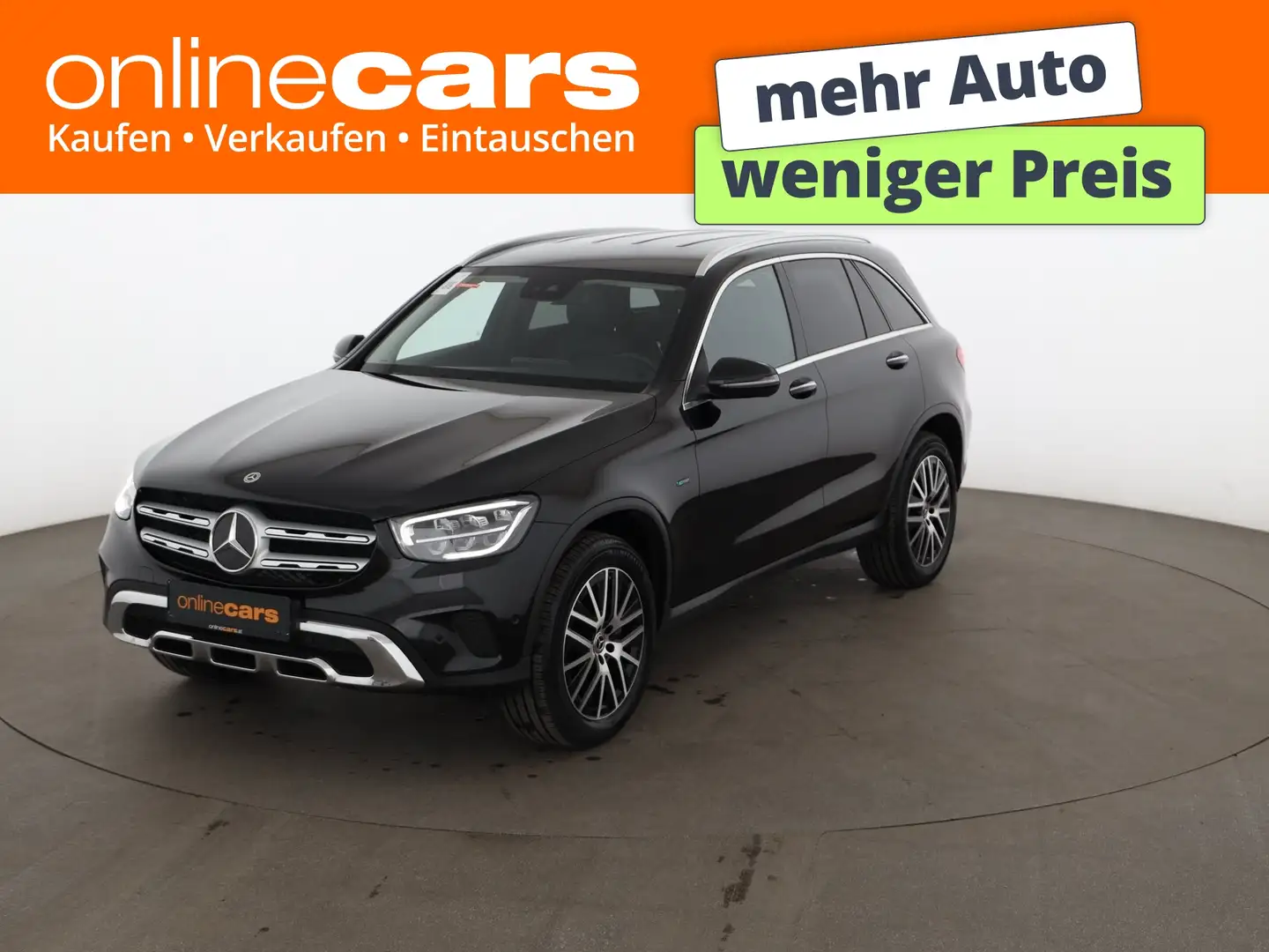 Mercedes-Benz GLC 300 e 4Matic Aut LED AHK RADAR LEDER NAVI Schwarz - 1