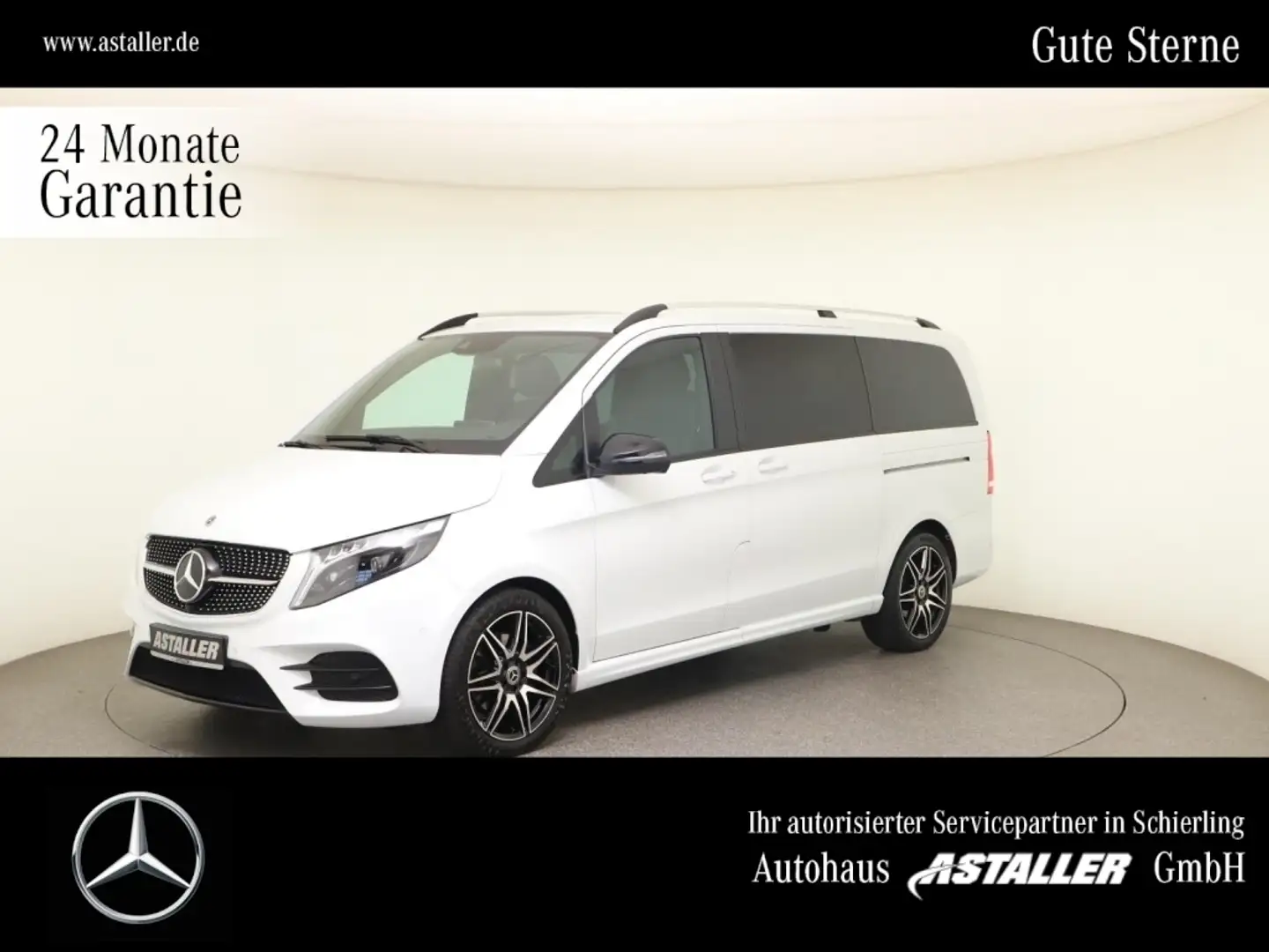 Mercedes-Benz V 250 d Lang Avantgarde Edition AMGLine+Night+7S White - 1
