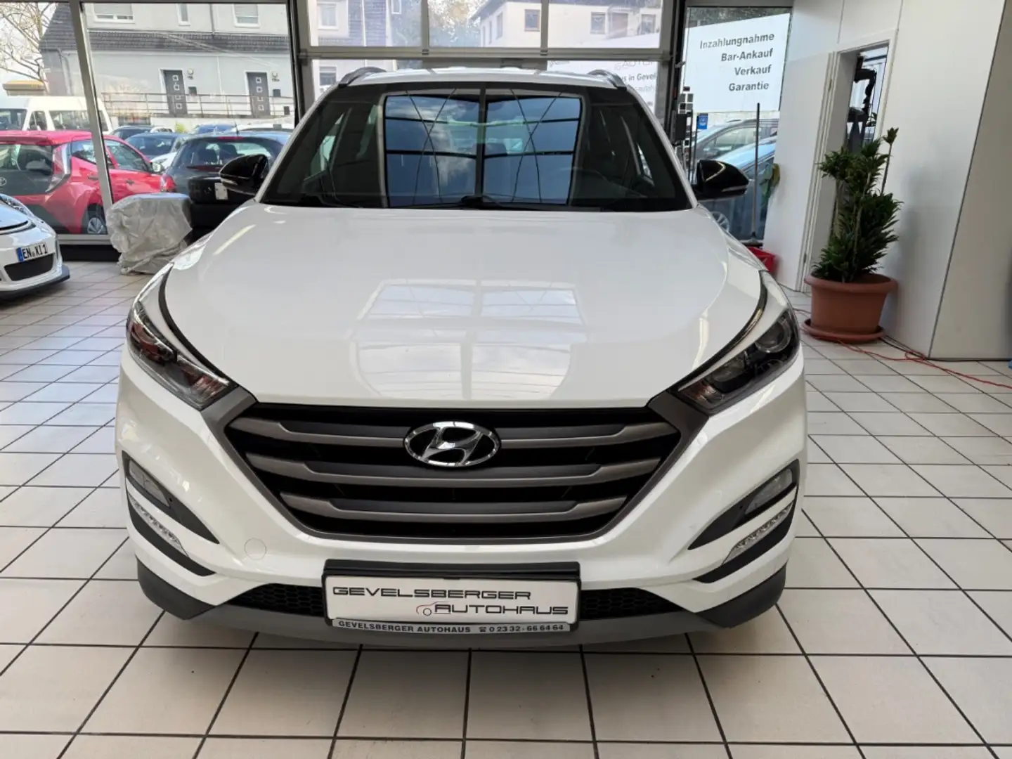 Hyundai TUCSON blue Passion 2WD 2.Hand Scheckheft Blanc - 2