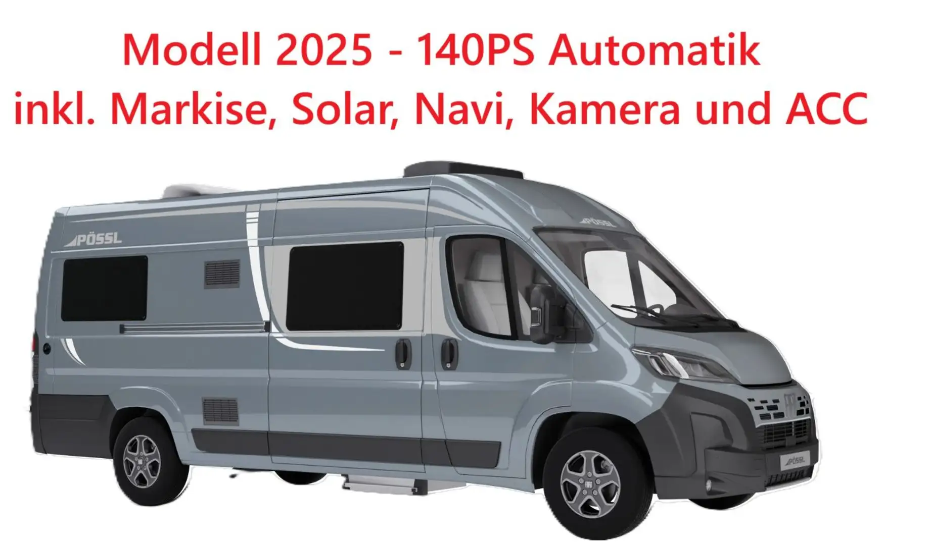 Pössl Roadcruiser Automatik, Markise, Solar, Kamera Gris - 1