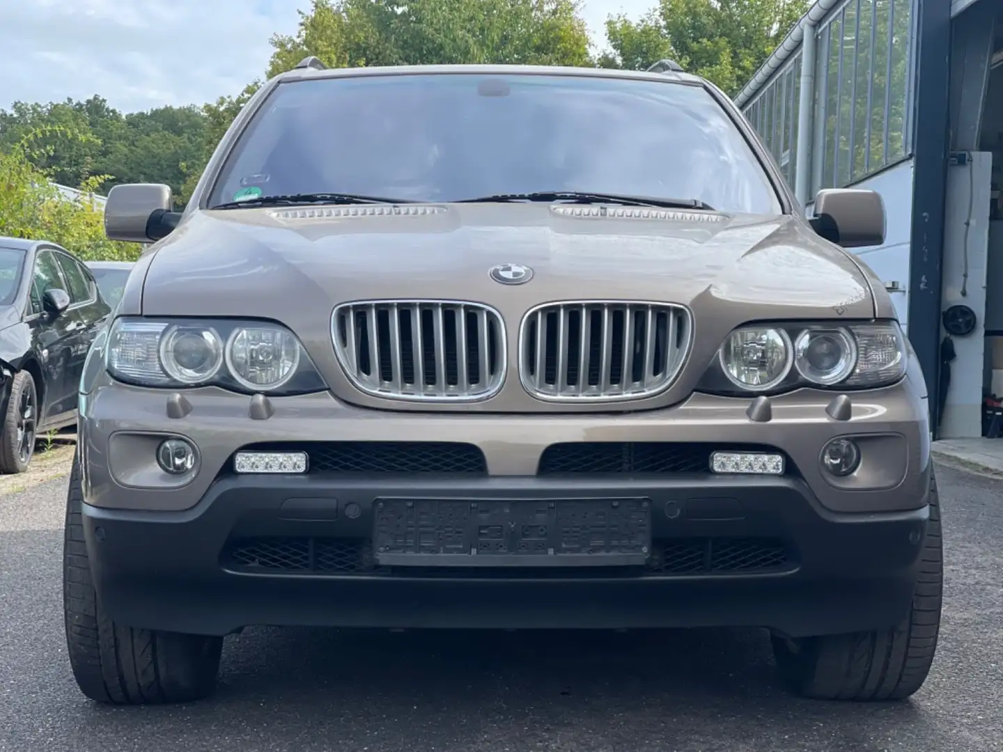 BMW X5 4.4 Vollausst. TÜV /LPG /Pano /2 Achs. Luftf. Sarı - 2