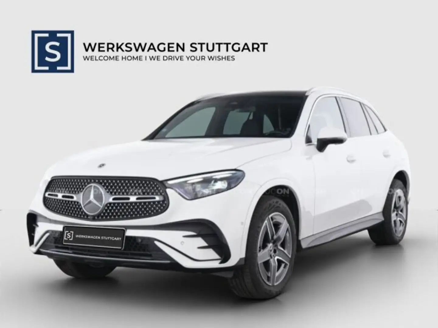 Mercedes-Benz GLC 400 GLC 400 e 4M AMG AHK 360° Pano D-Light Distronic Weiß - 1