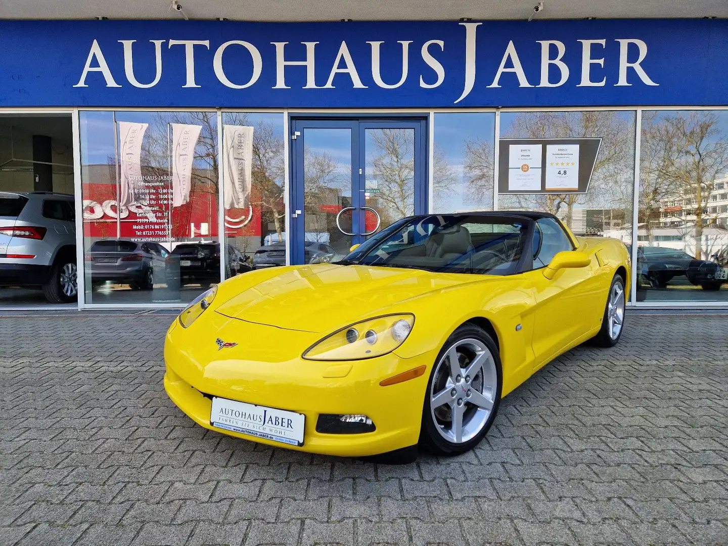 Corvette C6 Coupé 6.0 V8 Z51 1.HD DT.FZG SAMMLER RARITÄT Galben - 1