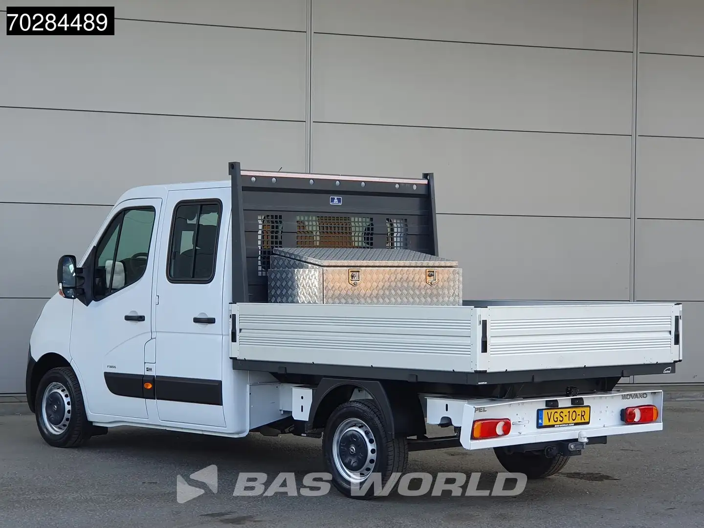 Opel Movano 135PK Open Laadbak Dubbel Cabine Trekhaak LED Airc Wit - 2