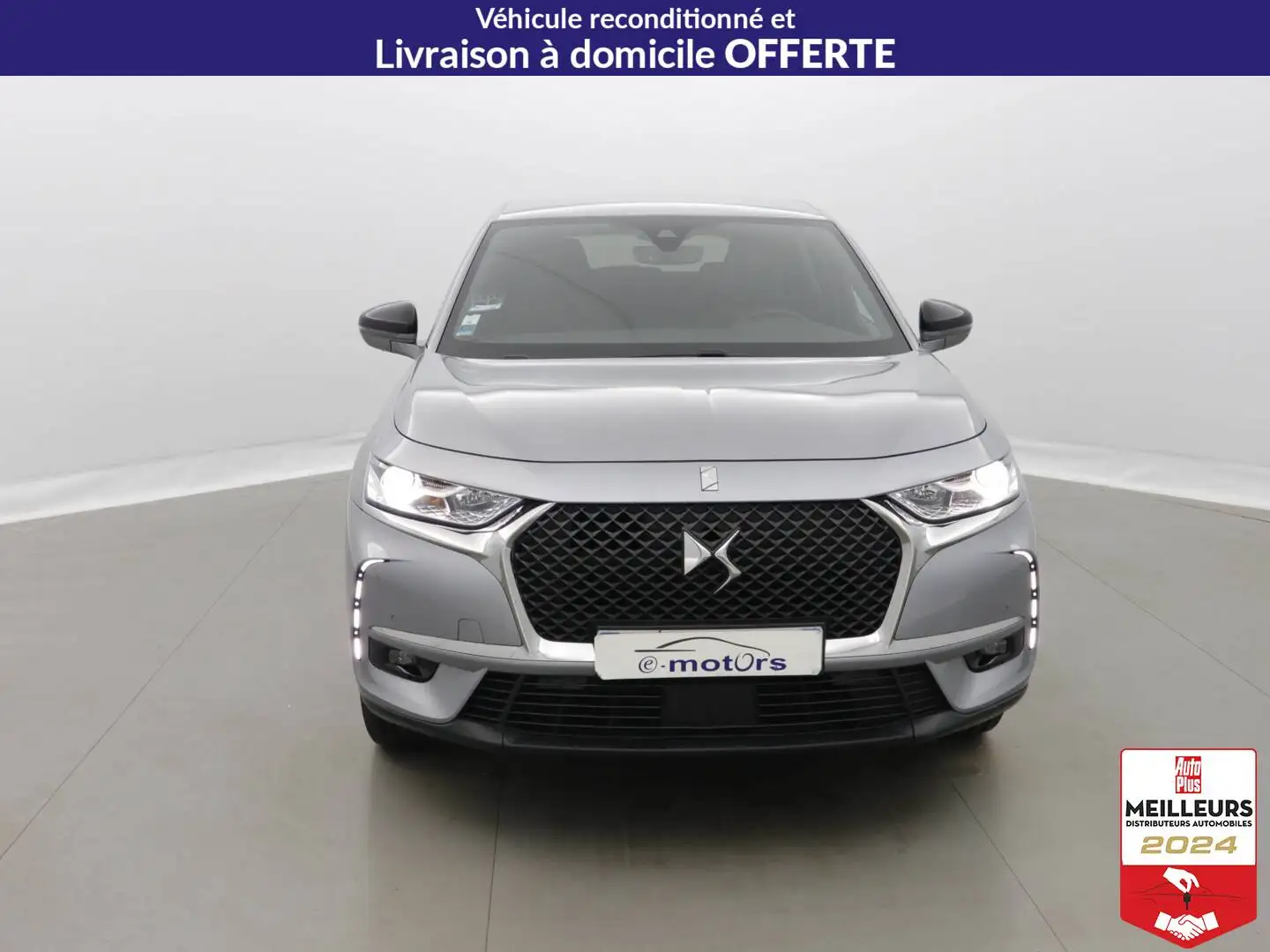 DS Automobiles DS 7 Crossback PureTech 180 EAT8 So Chic +Caméra +PDC AR/AV Gris - 2