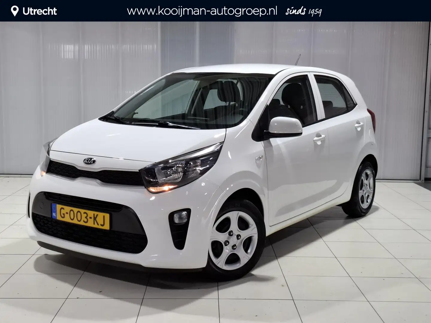 Kia Picanto 1.0 MPi ComfortLine Bluetooth, Airco. Wit - 1