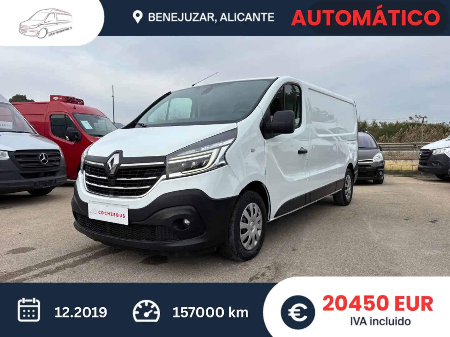 Renault Trafic Furgón 29 L2H1 Energy BluedCi EDC 125kW Blanc - 1