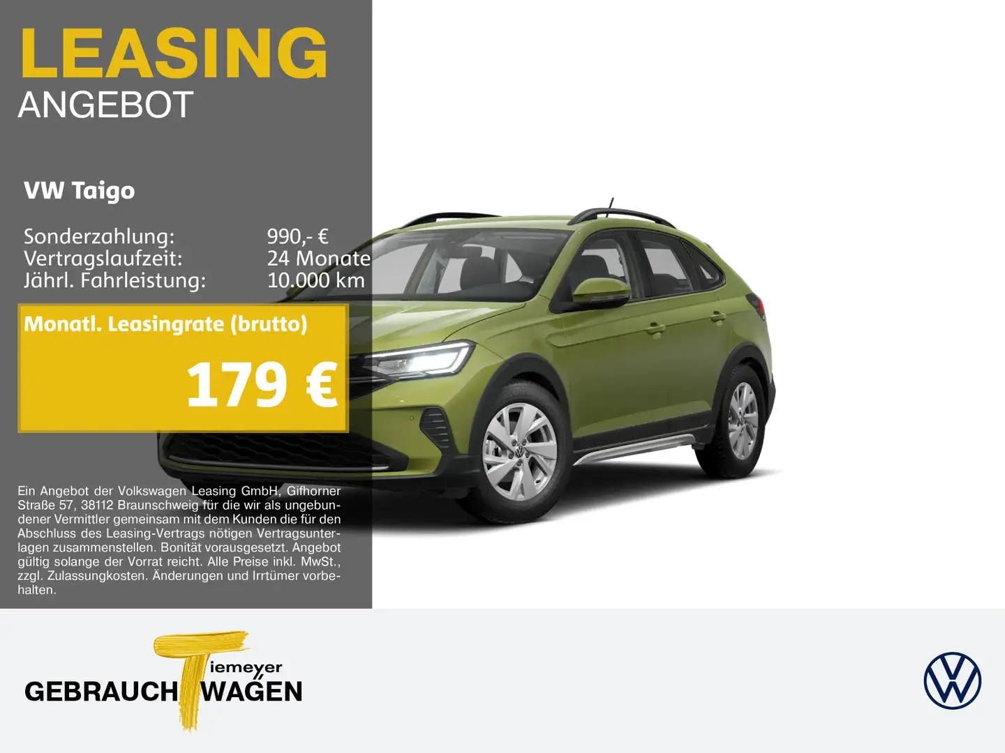 Volkswagen Taigo 1.0 TSI DSG LIFE KAMERA SITZH Grün - 1