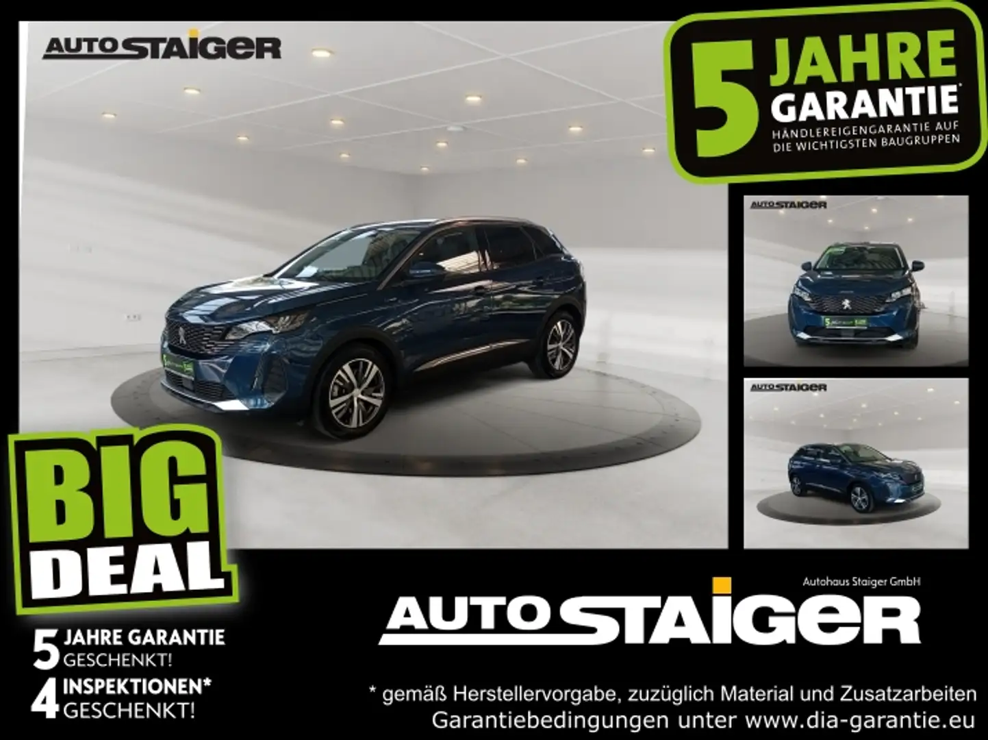 Peugeot 3008 Allure Pack Hybrid *Navi*LED*Kamera* Bleu - 1