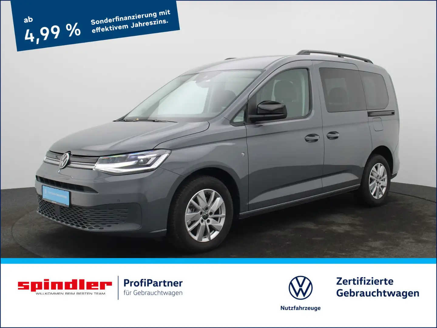 Volkswagen Caddy Life DSG / LED, RFK, SHZ, DAB+ Gris - 1