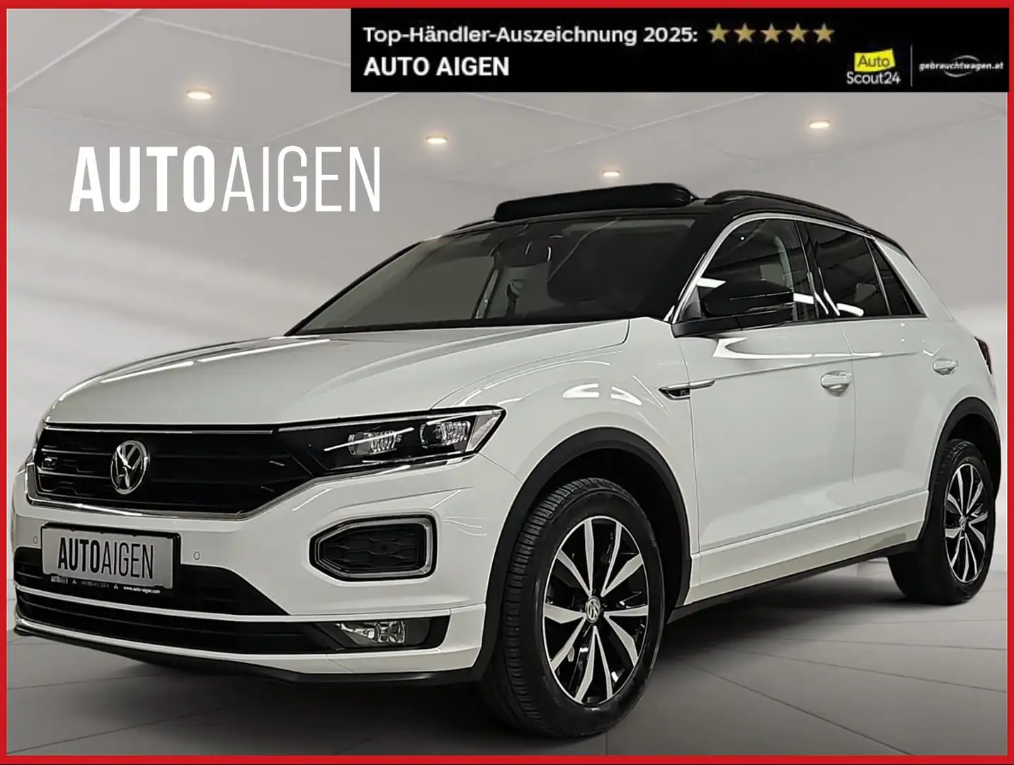 Volkswagen T-Roc * R-LINE * PANO * 1 BESITZ * LED * KEYLESS * ACC * Weiß - 1