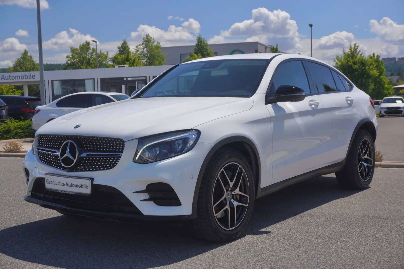 Mercedes-Benz GLC 350 d Coupe 4Matic LED Standhzg. RFK Blanc - 1