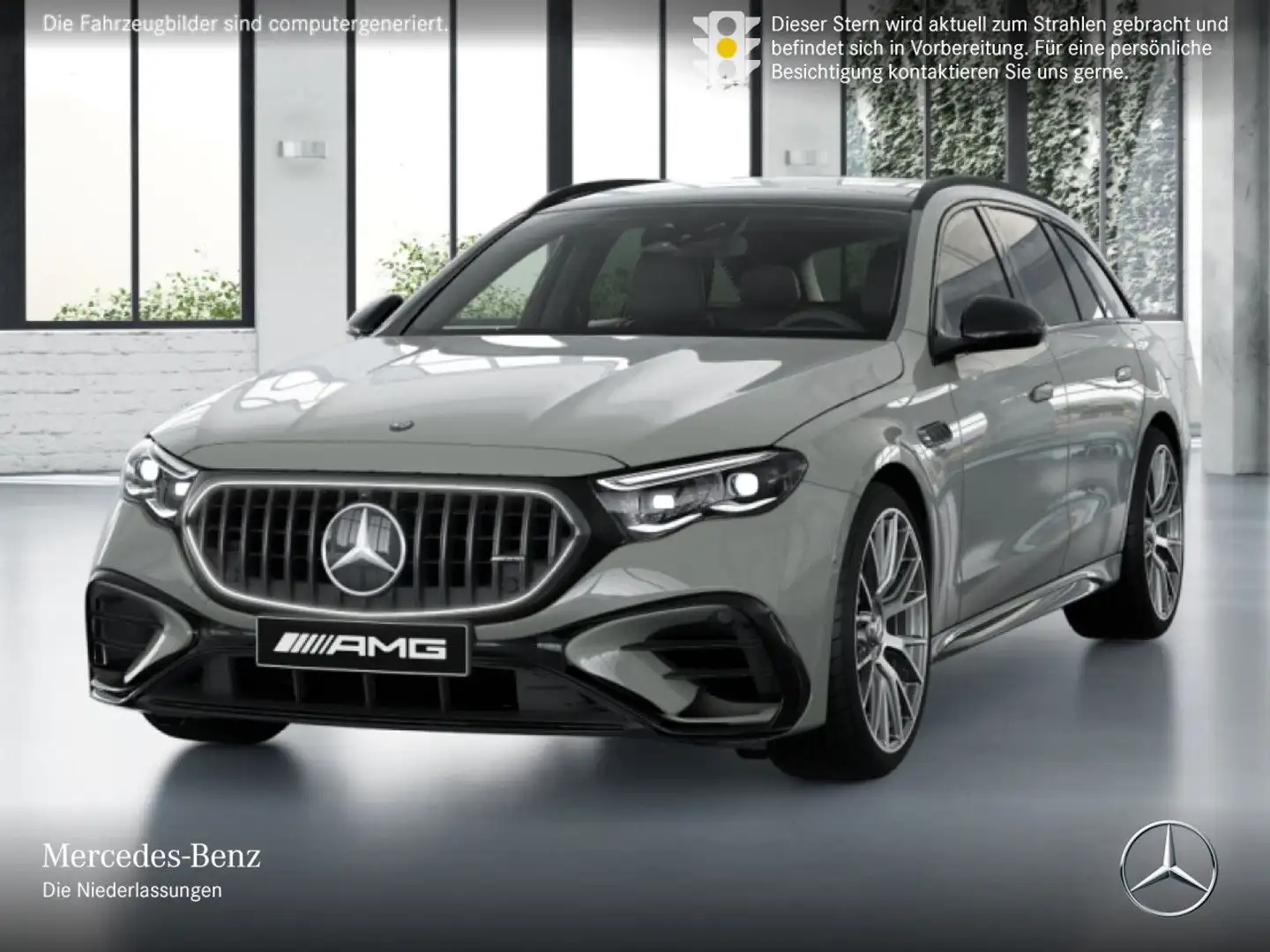 Mercedes-Benz E 53 AMG T 4M Hybrid Driversp Fahrass 360° Pano Gris - 2