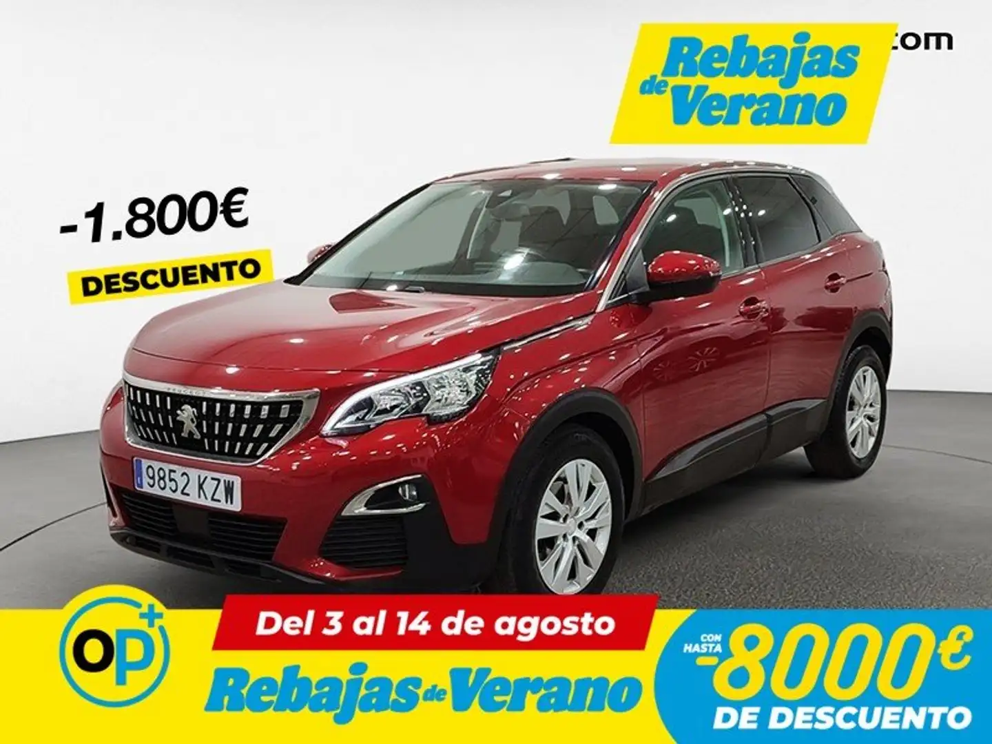 Peugeot 3008 1.2 S&S PureTech Active 130 Rojo - 1