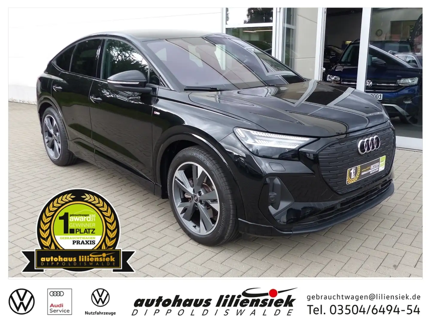 Audi Q4 e-tron Sportback 35 125KW S line *LED*SONOS*PDC* Negro - 1
