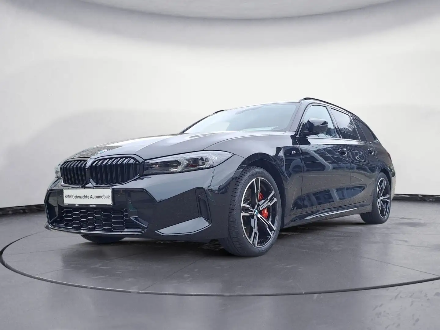 BMW 320 d Touring Automatik Navi Bluetooth PDC MP3 Sc Schwarz - 2