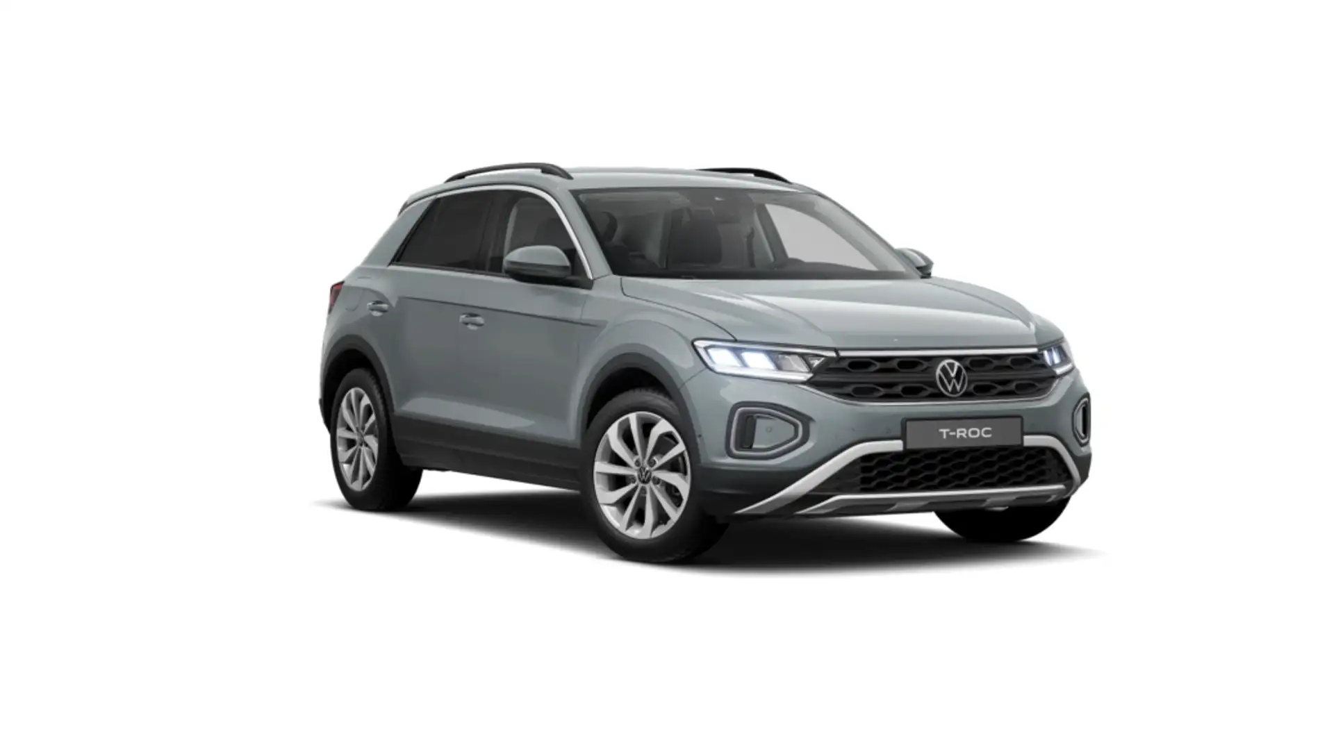 Volkswagen T-Roc 1.0 TSI Más 85kW Gris - 2