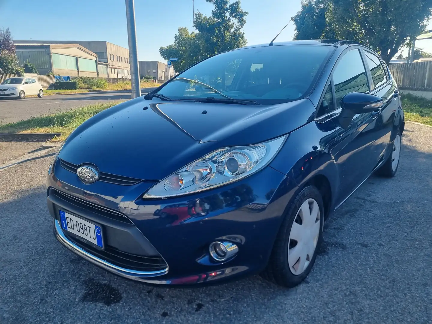 Ford Fiesta Fiesta VI 2008 5p 1.6 tdci Titanium c/esp 95cv E5 Blu/Azzurro - 1