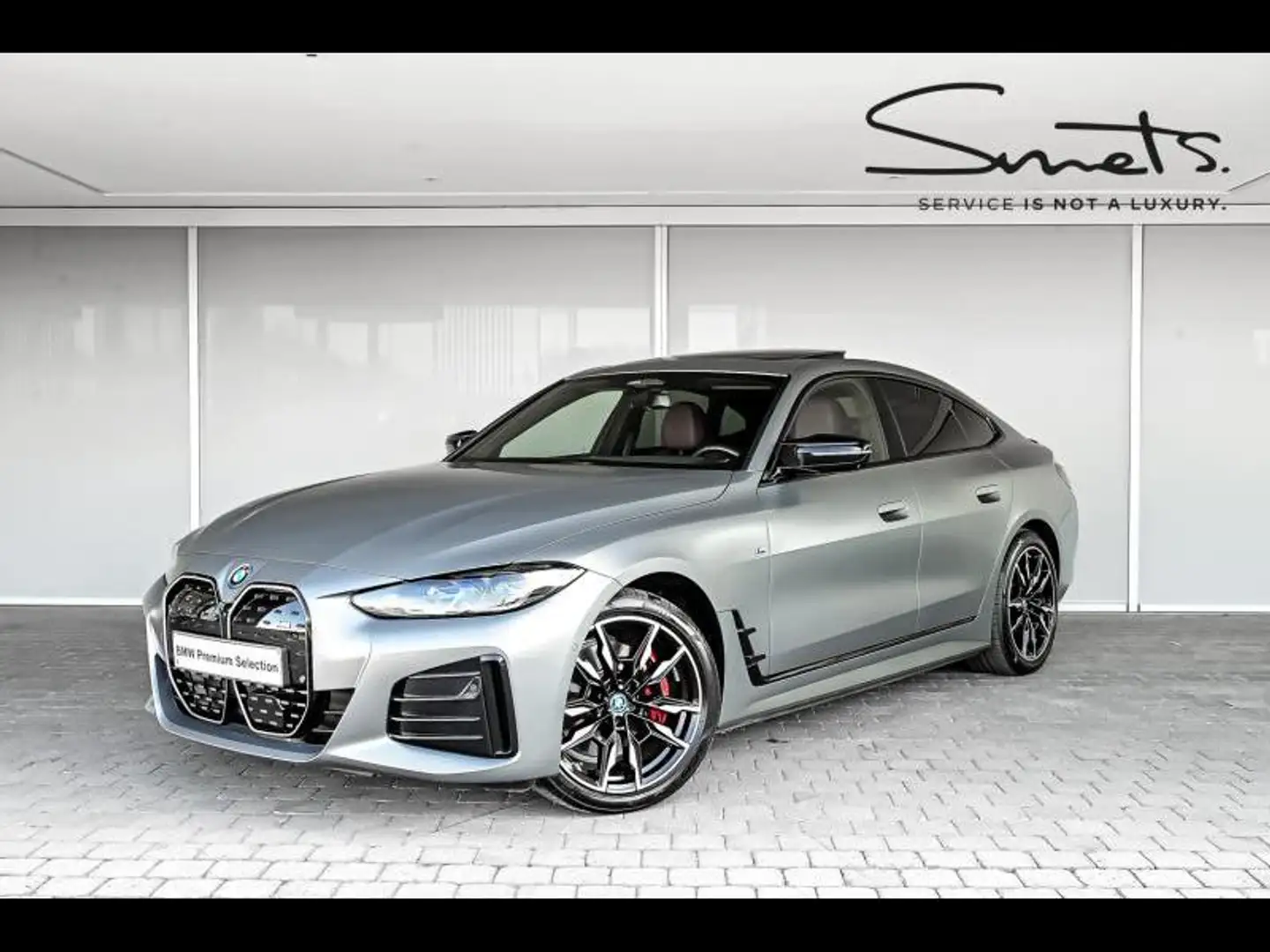 BMW i4 M50 Frozen Grey - Open dak - L Gris - 1