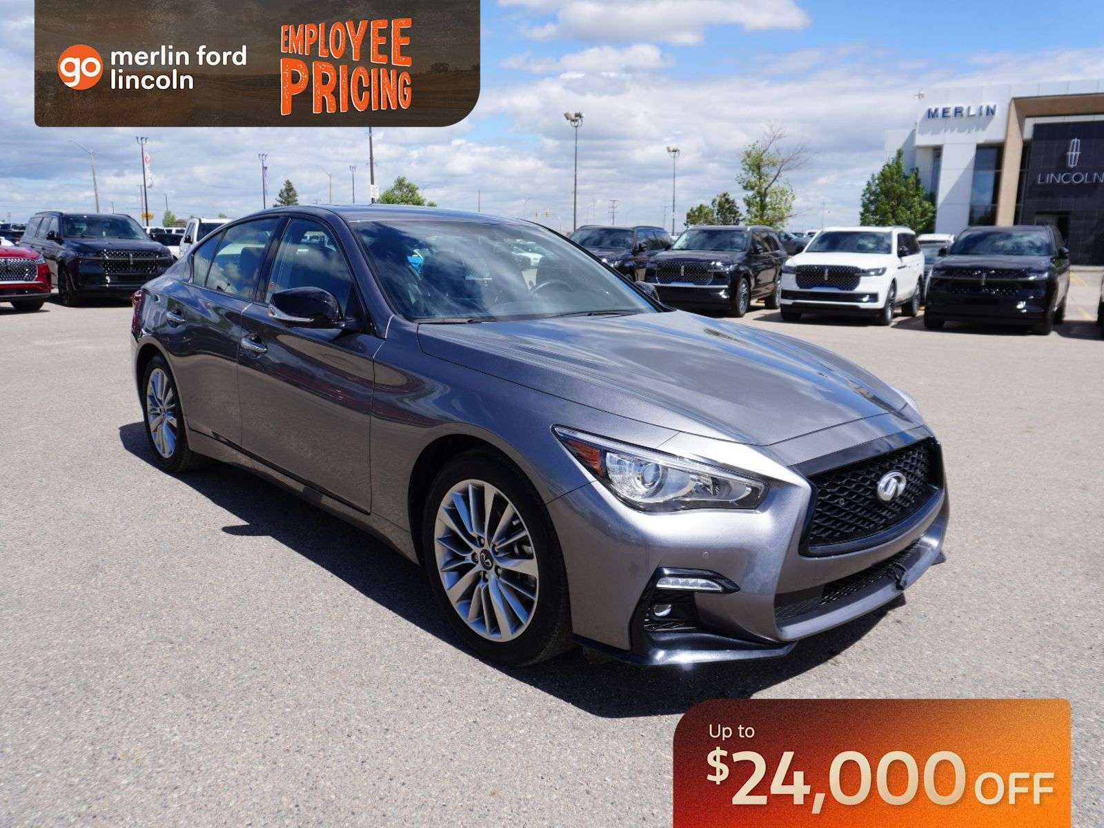 2023 Infiniti Q50 SIGNATURE EDITION, AWD, LEATHER, SUNROOF