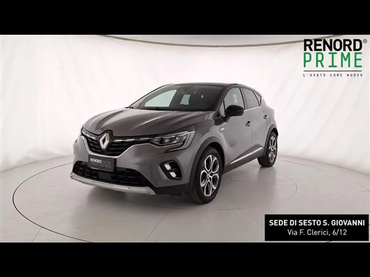 Renault Captur 1.6 E-Tech hybrid Techno Fast Track 145cv auto Gris - 1