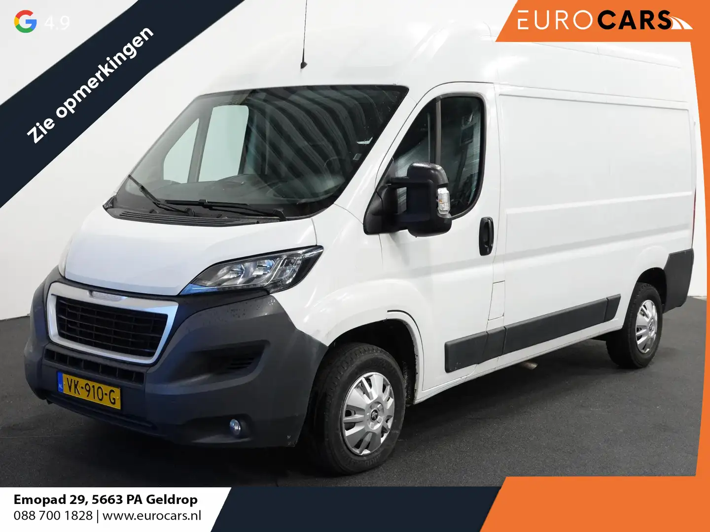 Peugeot Boxer 130pk L2H2 Airco Cruise Control Trekhaak * HANDEL Fehér - 1