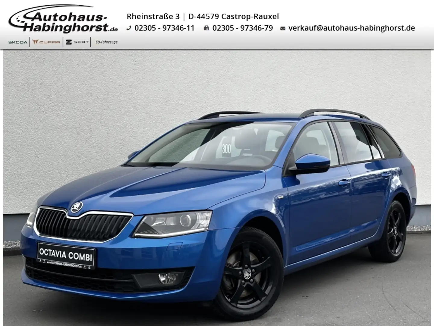 Skoda Octavia III Combi 1.8 TSI DSG Greentec Joy Shz AHK Alu Blau - 1
