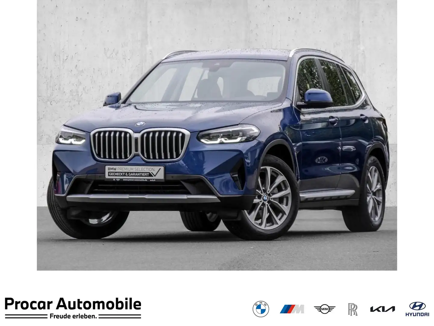 BMW X3 xDrive20d STANDHZG+AHK+PA+LHZ+HiFi+LED Blau - 1