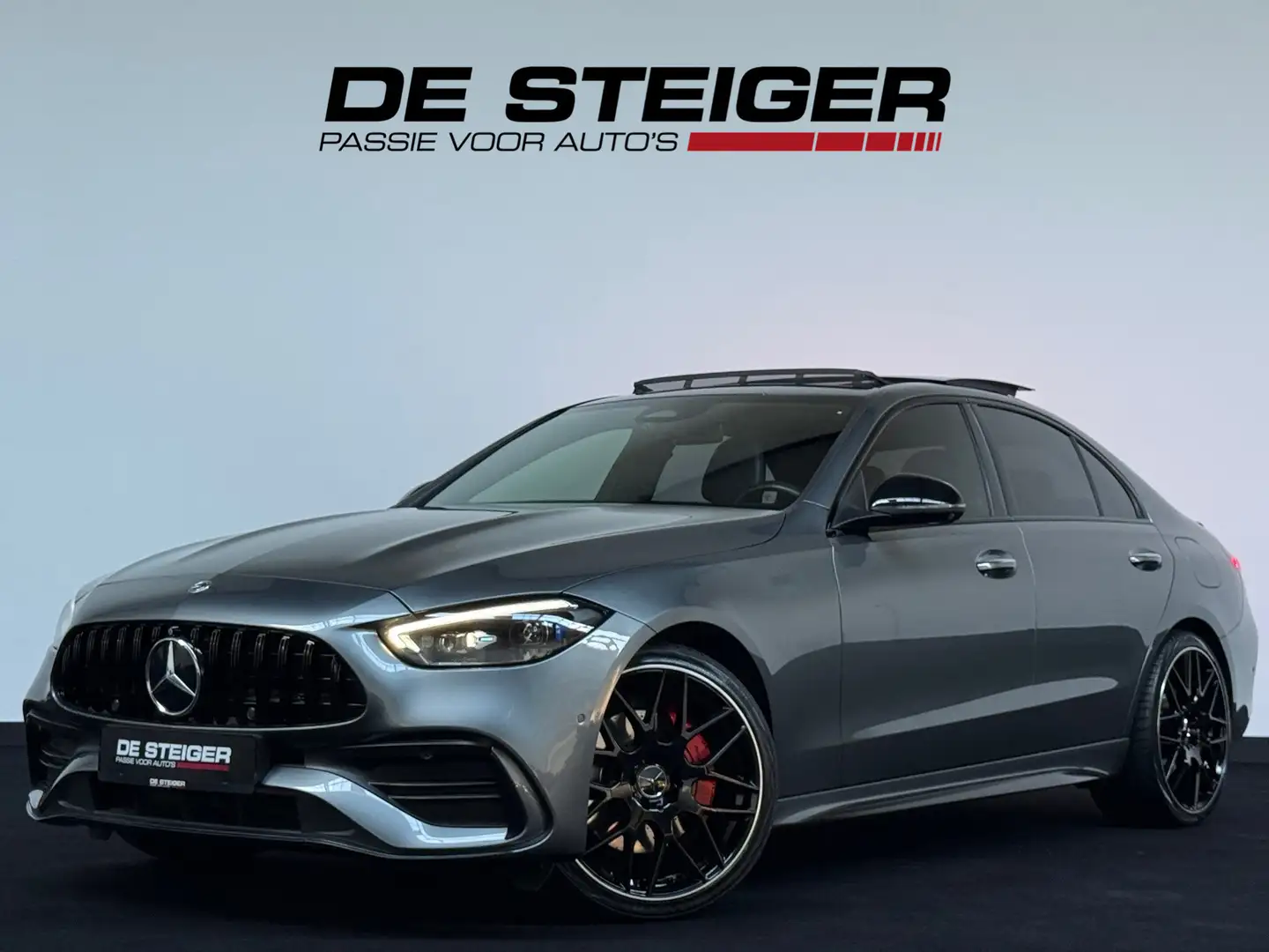 Mercedes-Benz C 300 e AMG Line Pano Digital Sfeer 360 Memory Grijs - 1