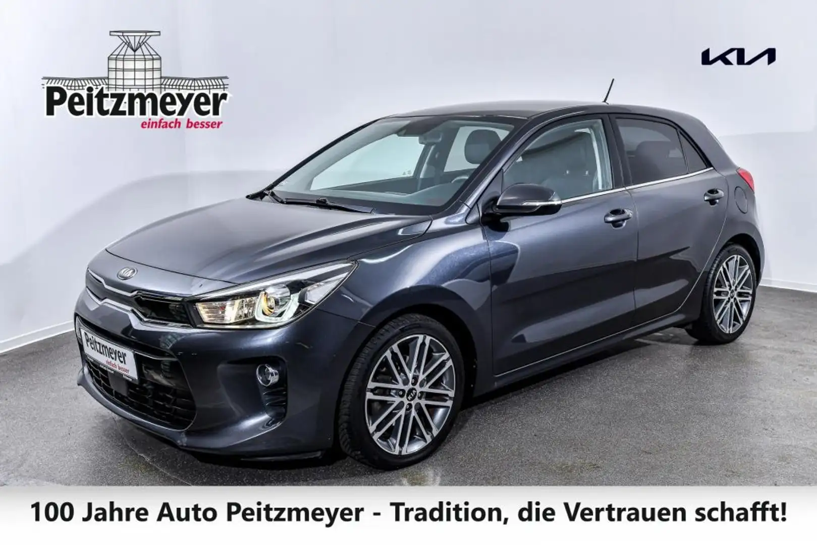 Kia Rio 1.4 Aut. Spirit Gris - 1
