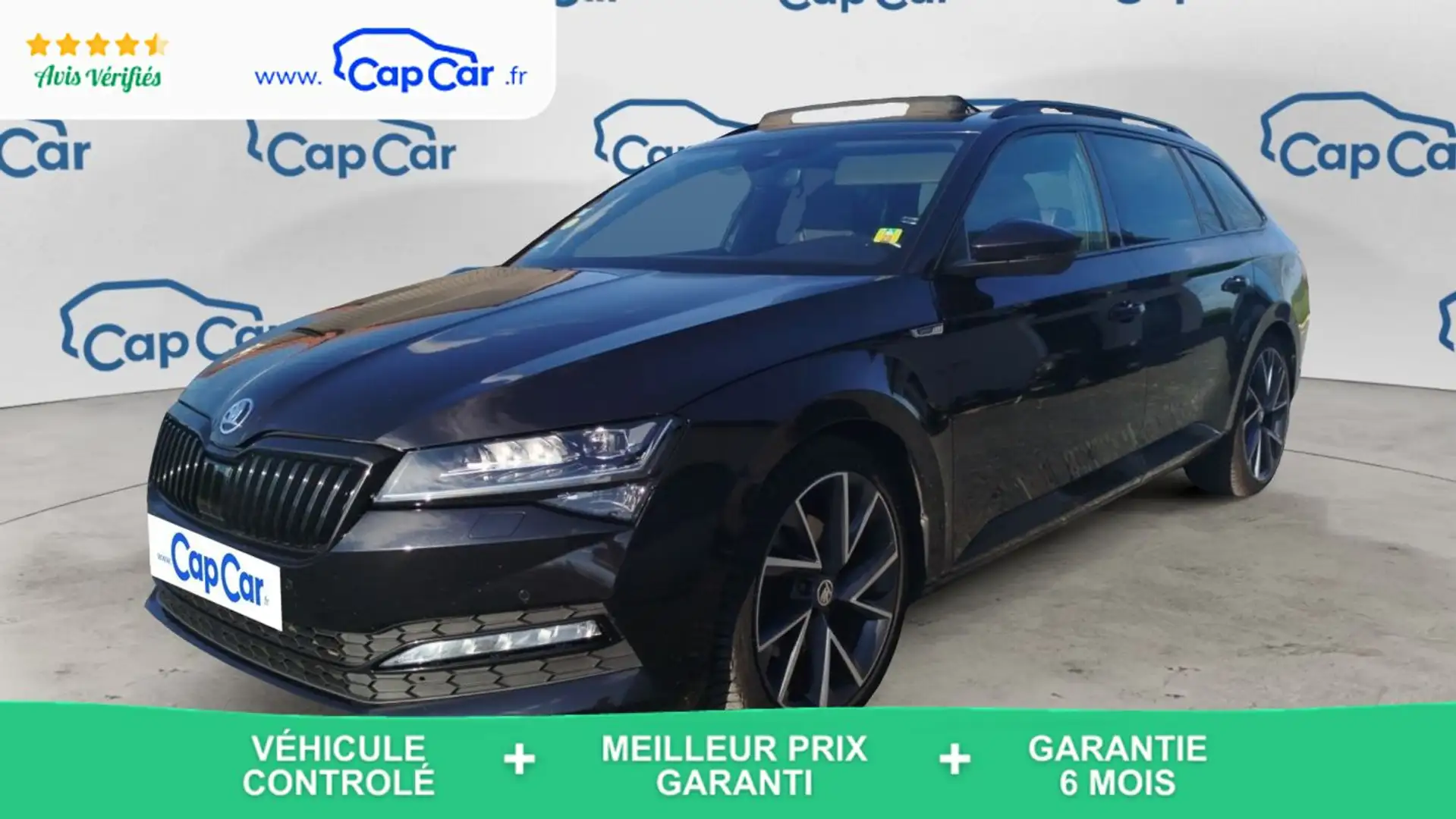 Skoda 2.0 TDI 190 DSG7 Sportline - Automatique Noir - 1