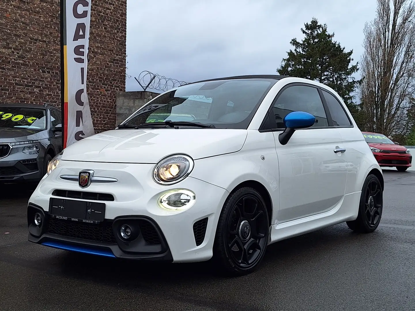 Abarth 595C F 595 Cabriolet Echappement Monza Wit - 1