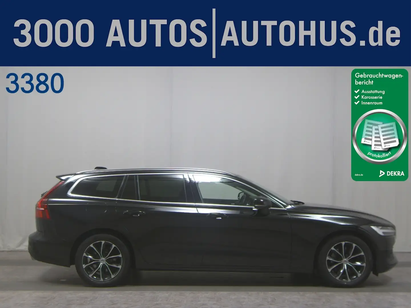 Volvo V60 D4 Momentum Pro T-Leder Navi LED RFK Shz Schwarz - 1