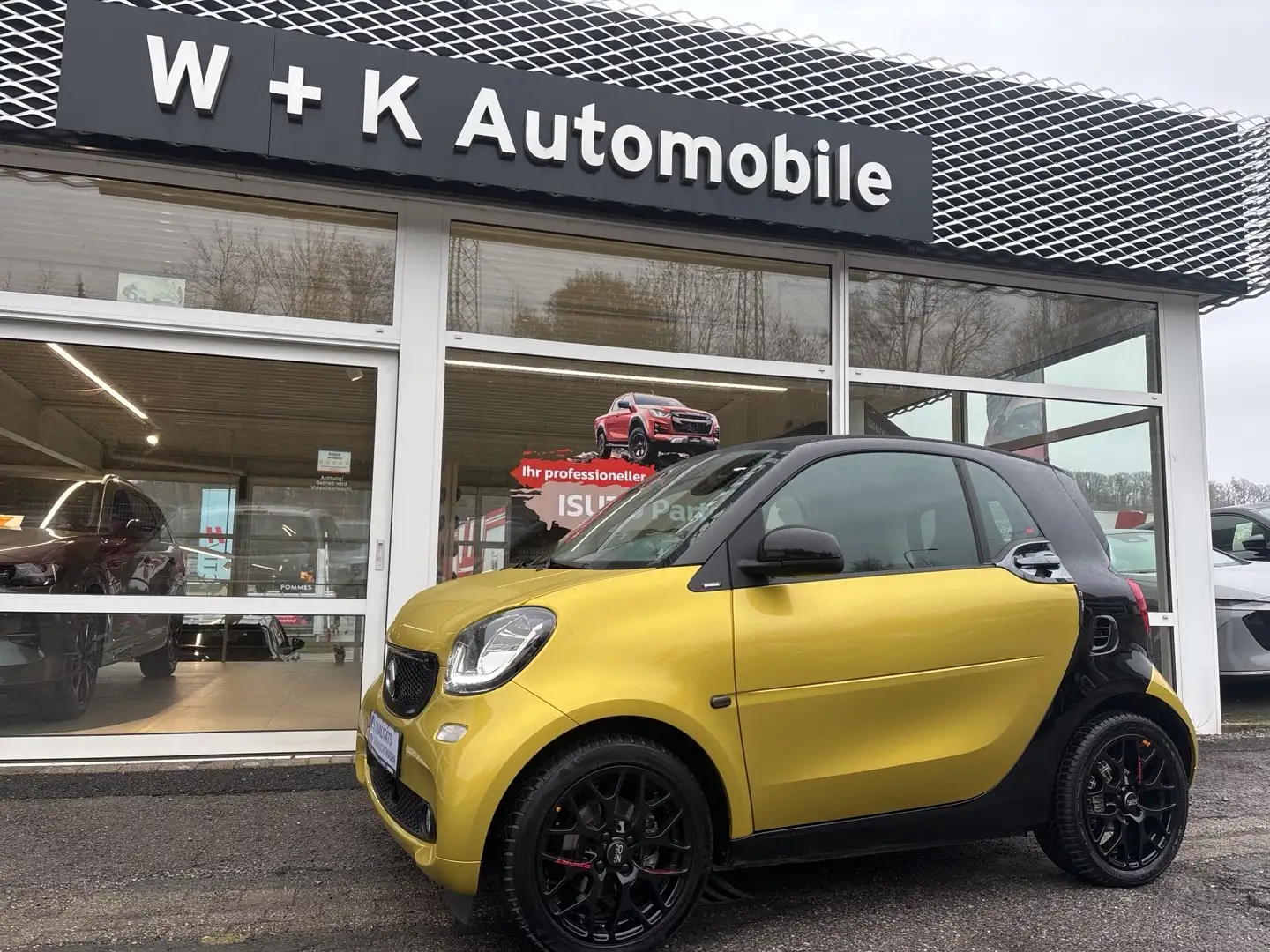 smart forTwo Sport Design Passion 6-DCT Brabus Diffusor OZ Raci Gold - 1