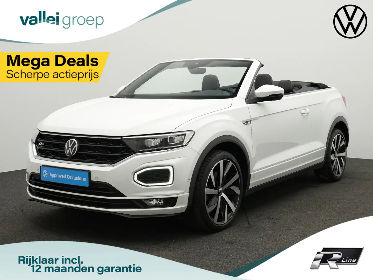 Volkswagen T-Roc Cabrio 1.5 TSI 150 pk DSG R-Line | Achteruitrijcam Wit - 1
