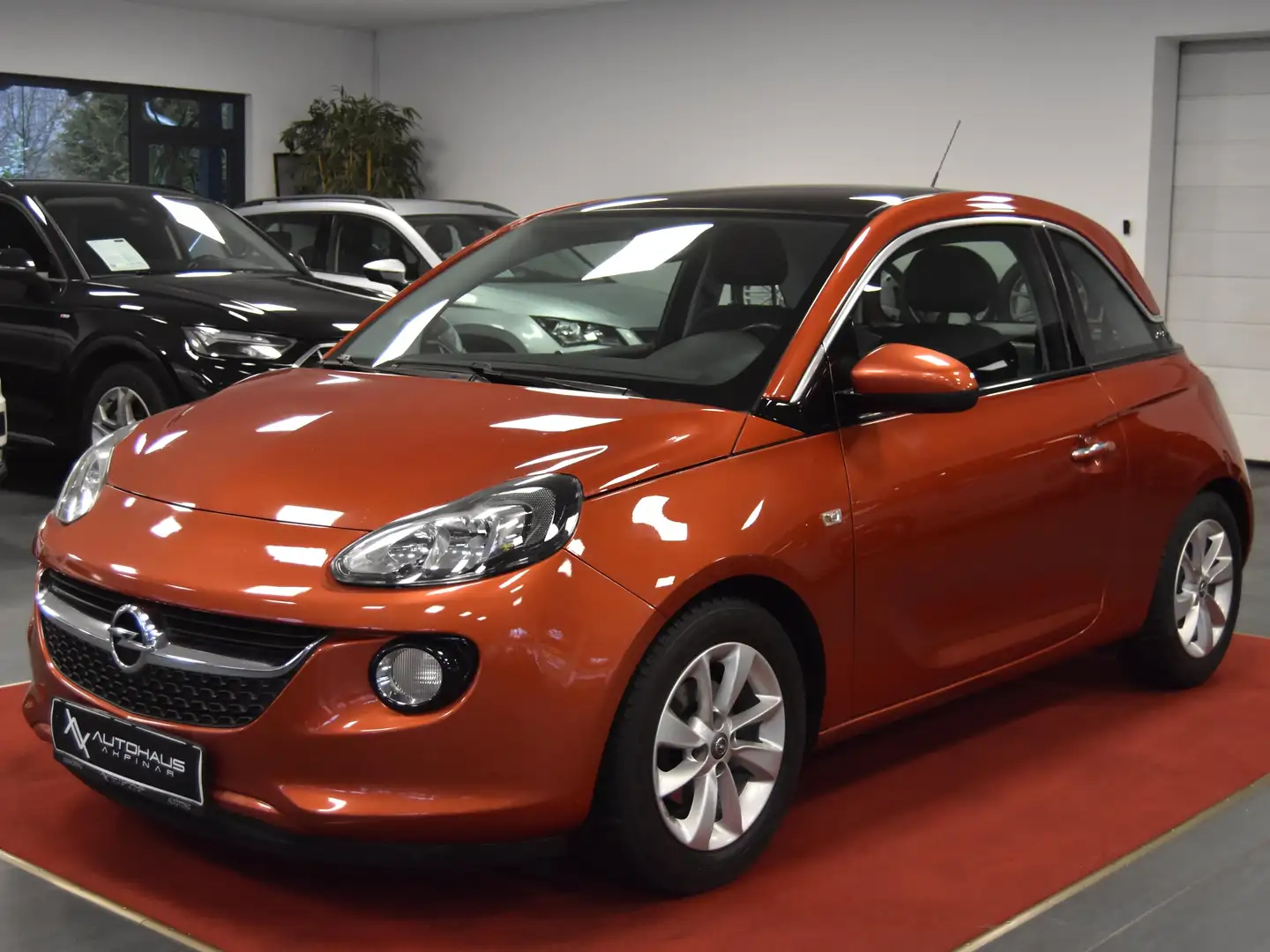 Opel Adam Glam ecoFlex TEMPOMAT~KLIMA~ALU~TÜV+SERVICE NEU Orange - 2