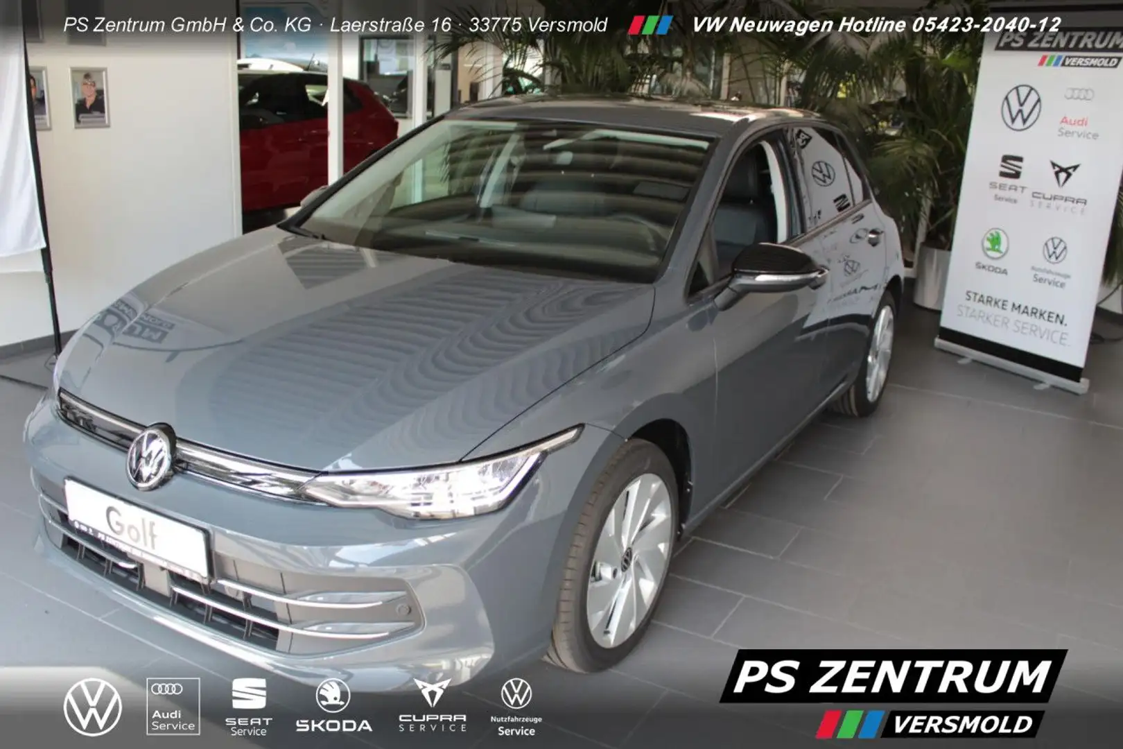 Volkswagen Golf Goal 1.5 eTSI Navi RFK Keyless Bluetooth LED Grau - 1