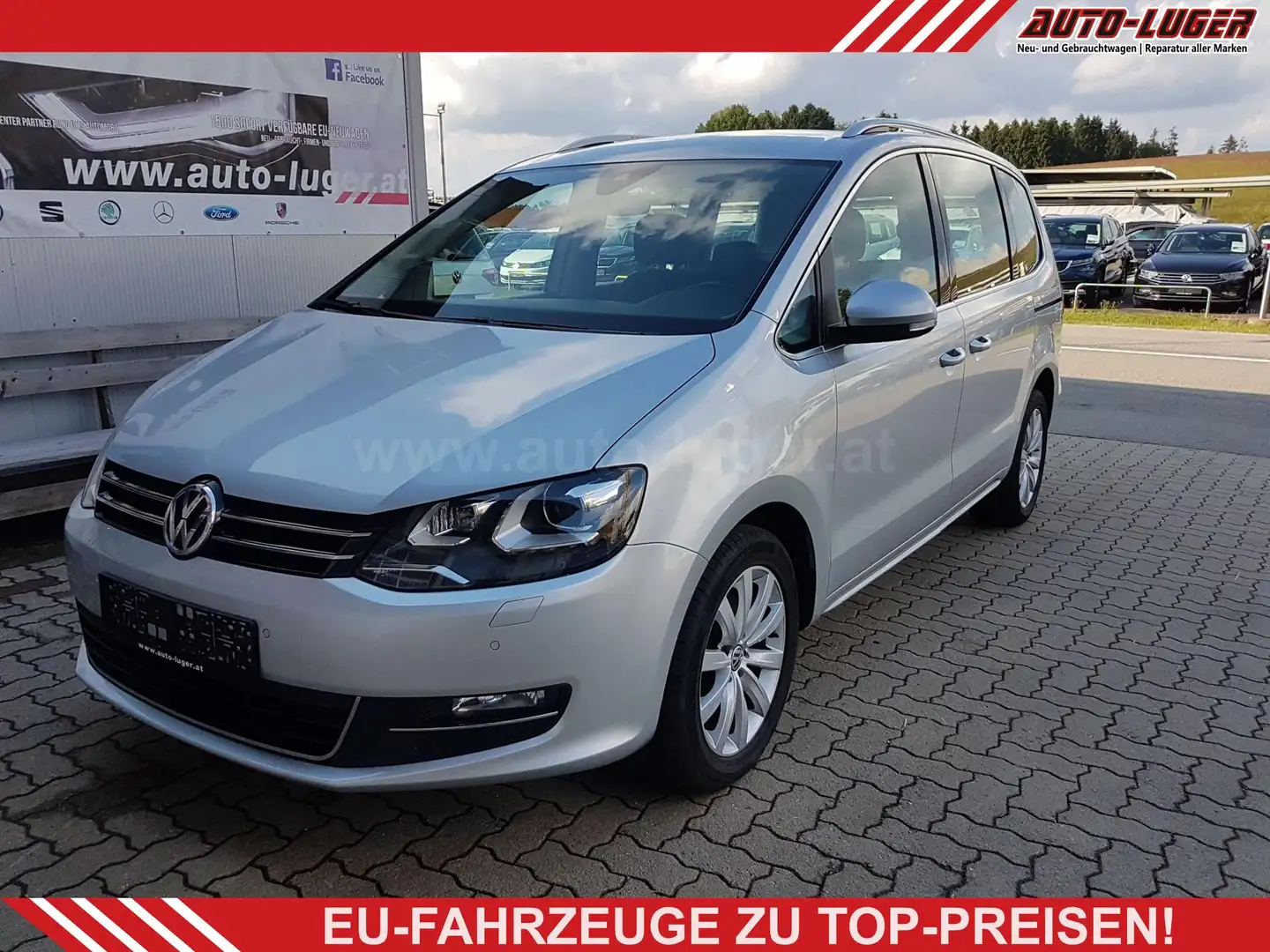 Volkswagen Sharan Highline BMT/Start-Stopp 2.0 TDI Business+ 110 ... Silber - 1